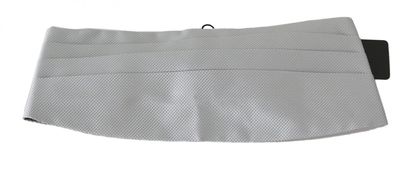 Eleganter Kummerbund in Seidengrau