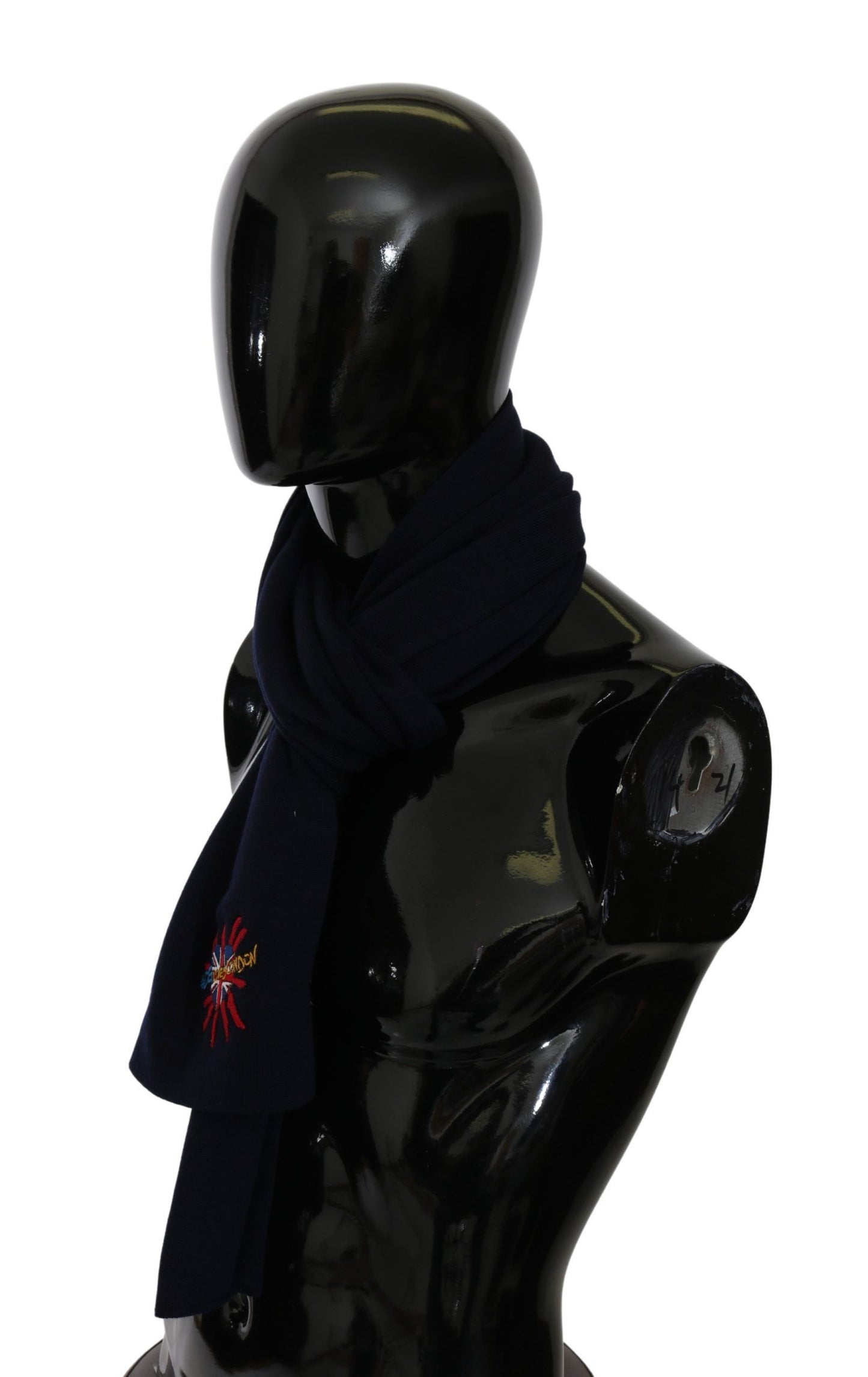 Sciarpa elegante da uomo in lana vergine