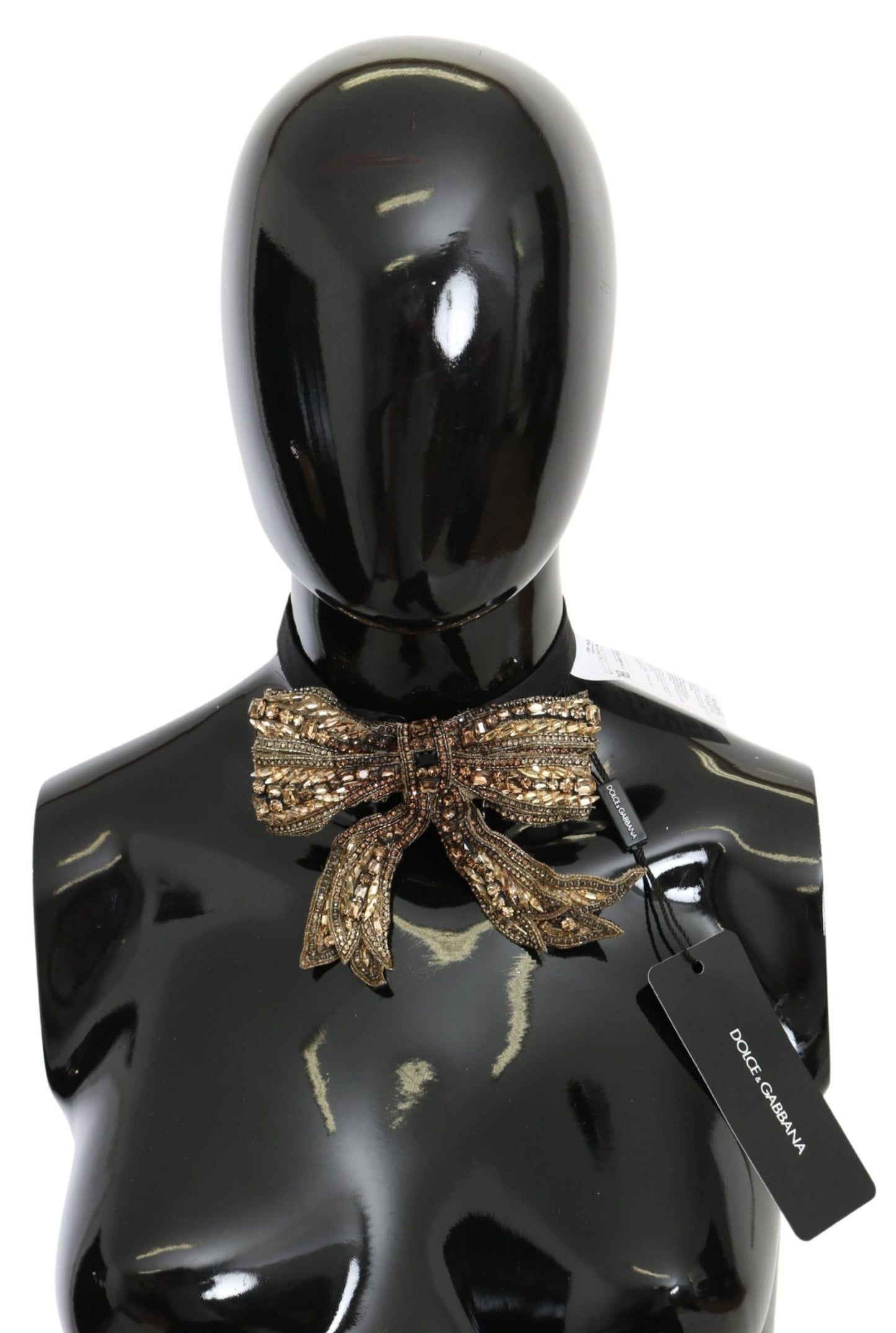 Elegante papillon in seta dorata - Abbaglia con stile