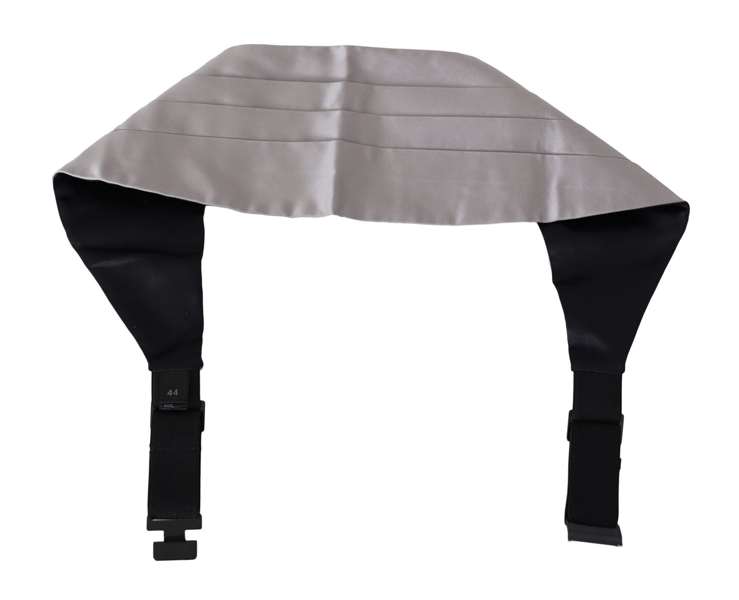 Eleganter grauer Seidenkummerbund