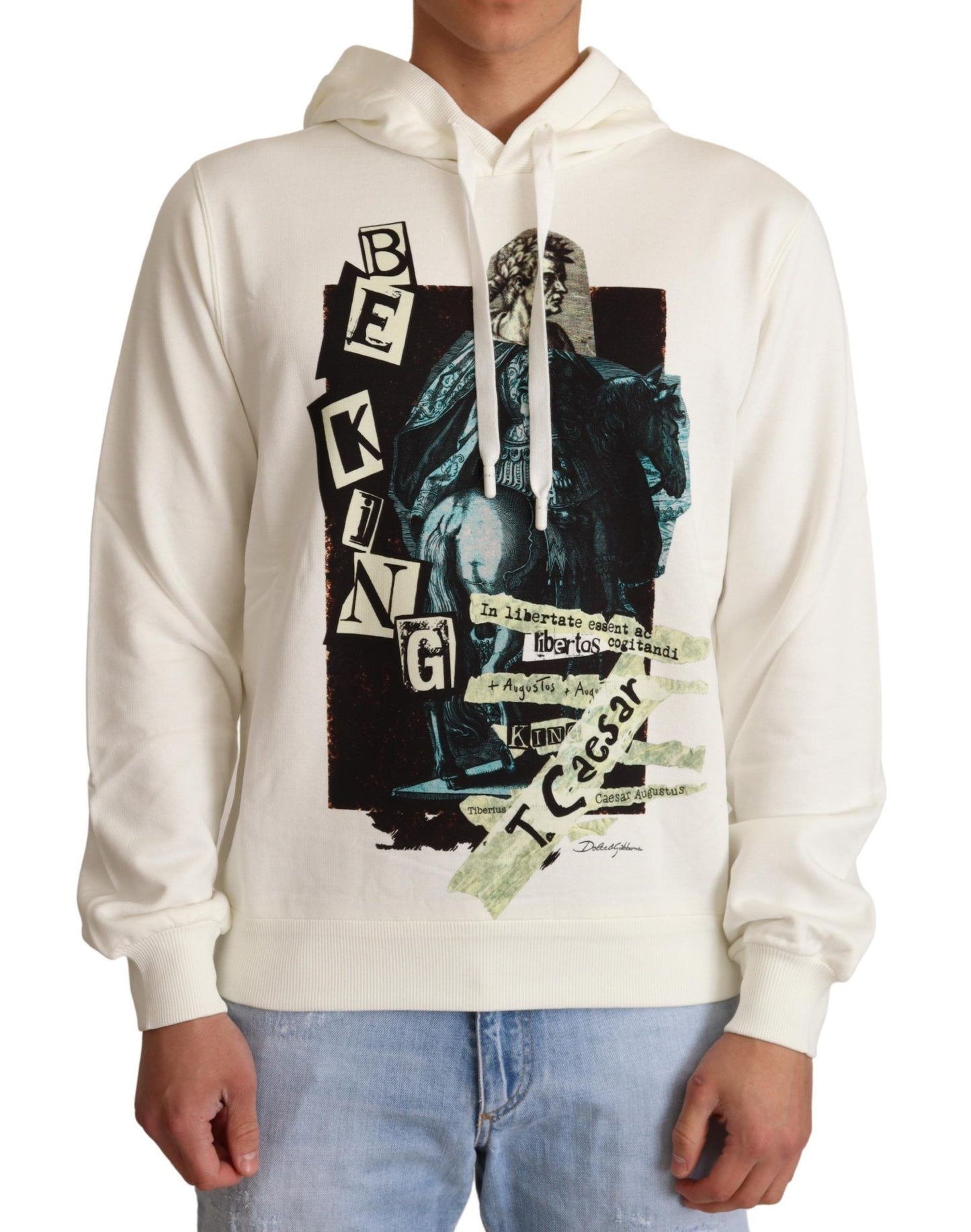Kapuzenpullover mit Regal King-Motiv