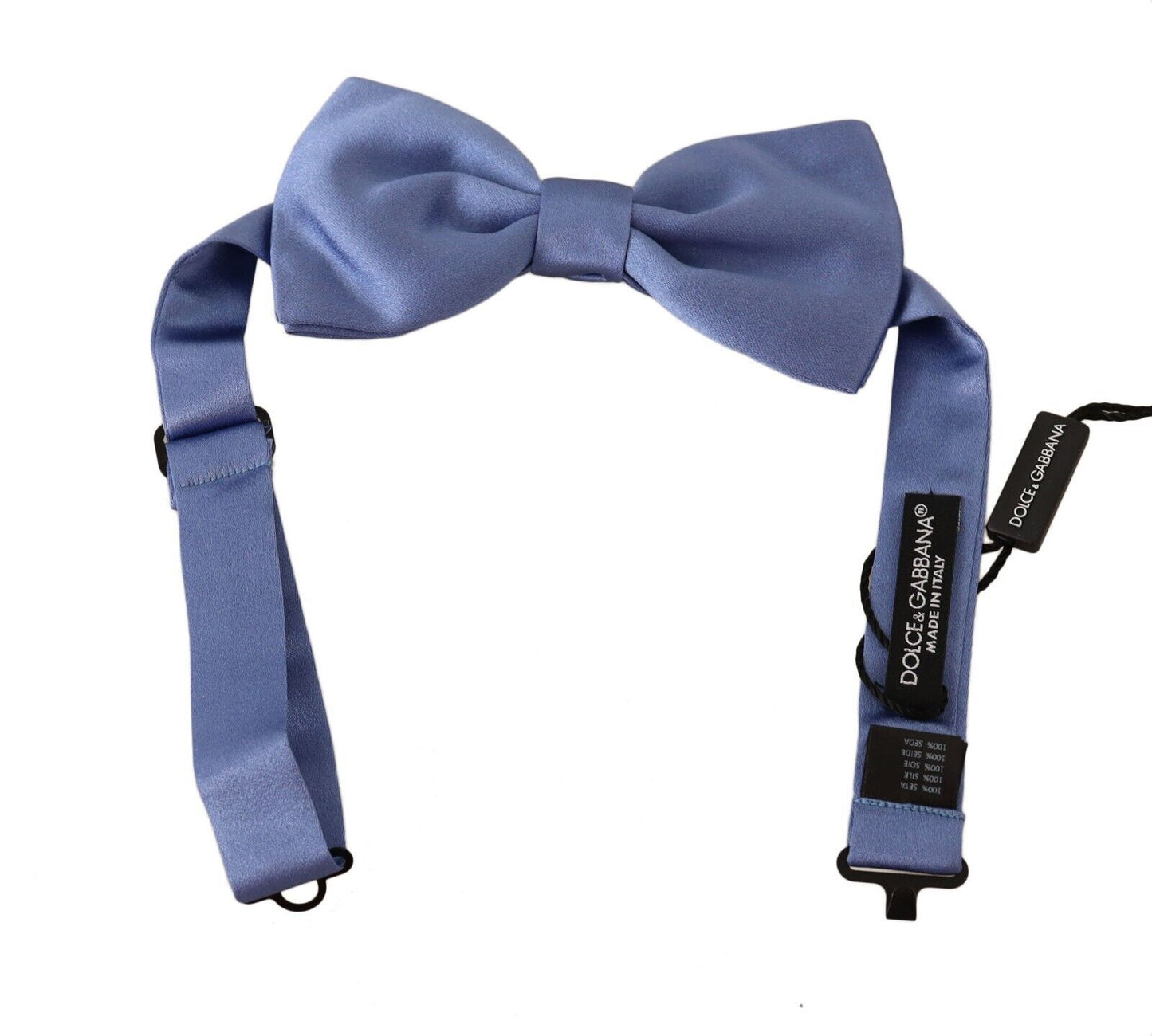 Elegante papillon in seta viola