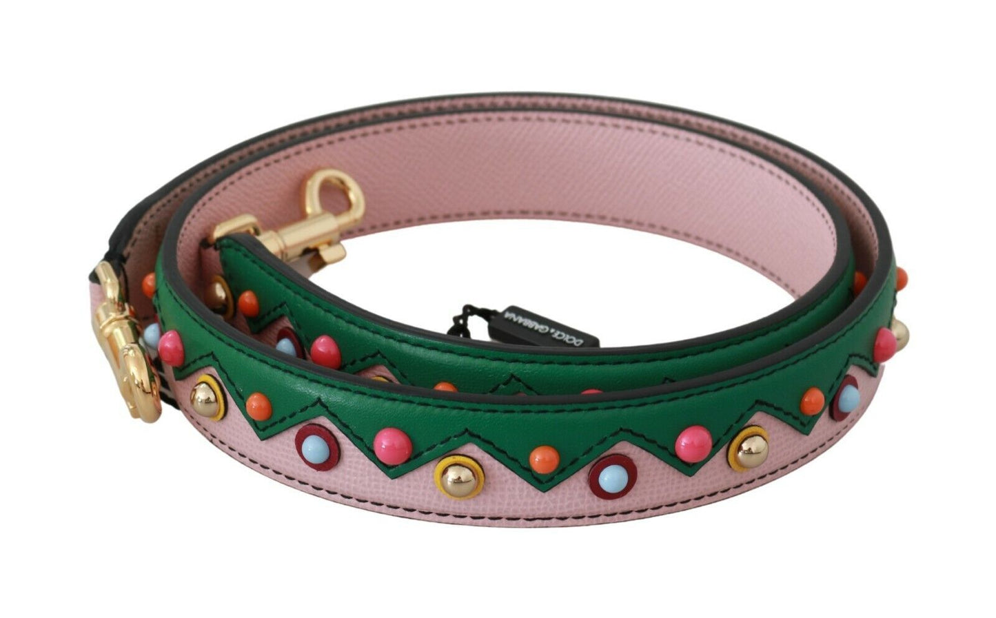 Elegante tracolla in pelle multicolore