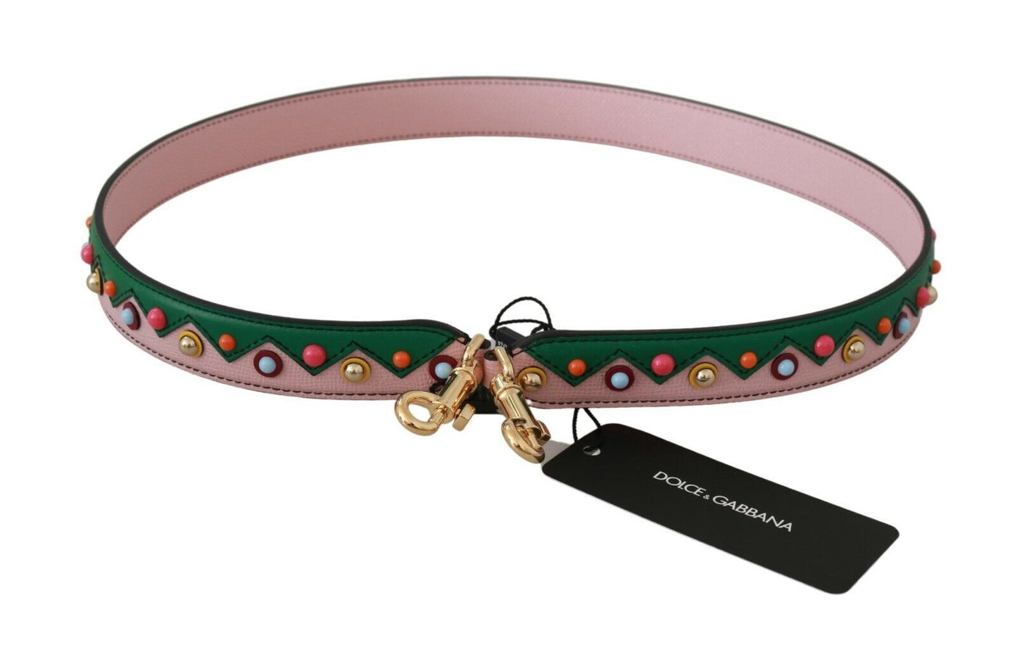 Elegante tracolla in pelle multicolore