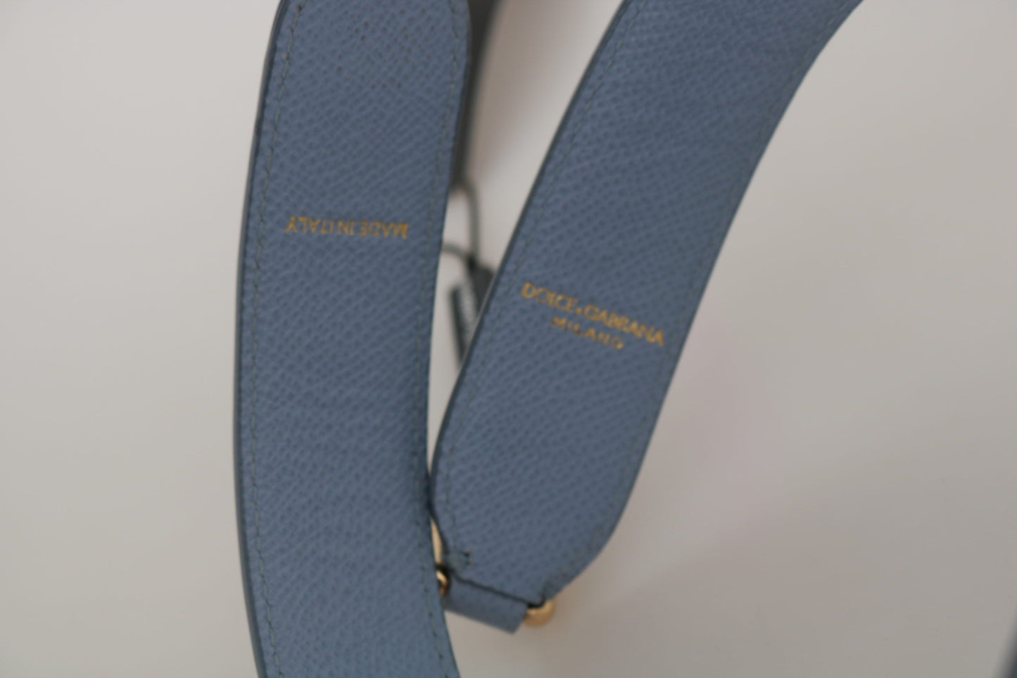 Elegante tracolla in pelle blu