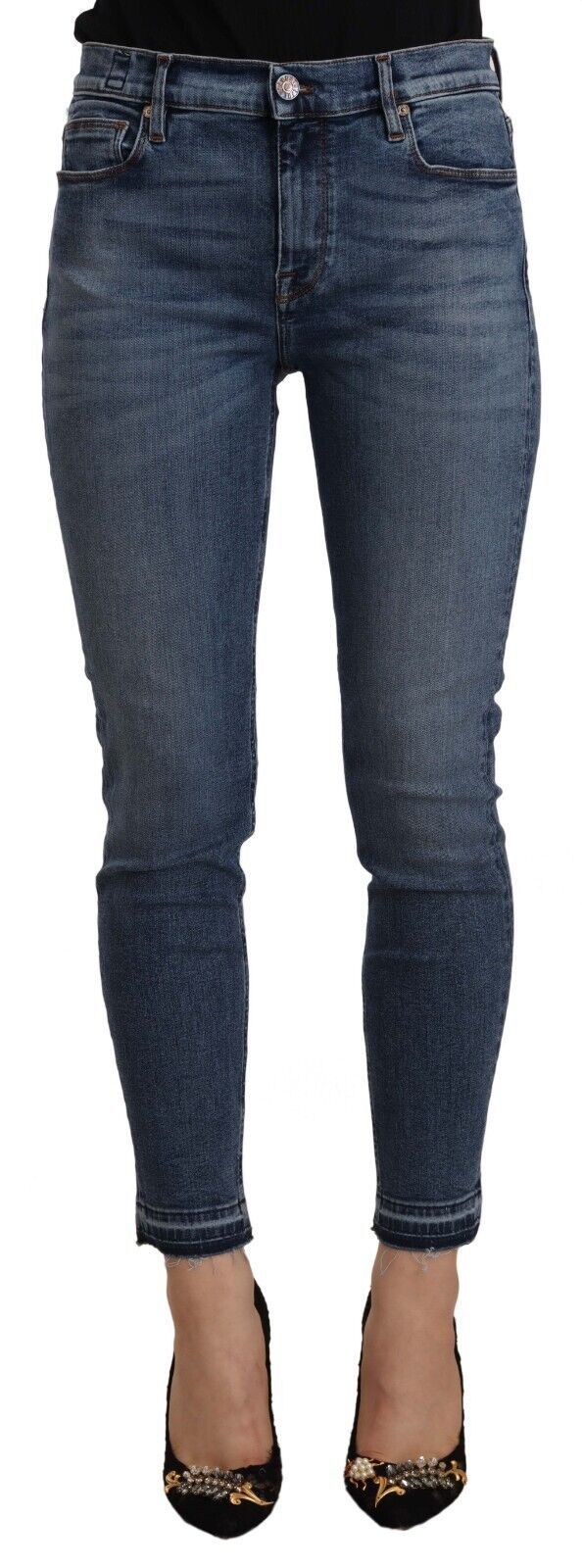 Schicke Slim Fit Jeans in verwaschenem Blau