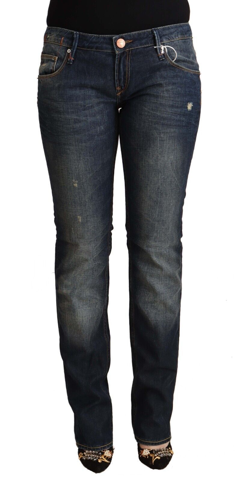 Jeans skinny a vita bassa chic