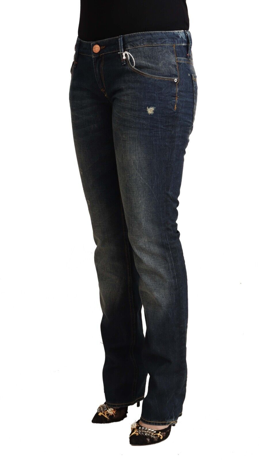 Jeans skinny a vita bassa chic