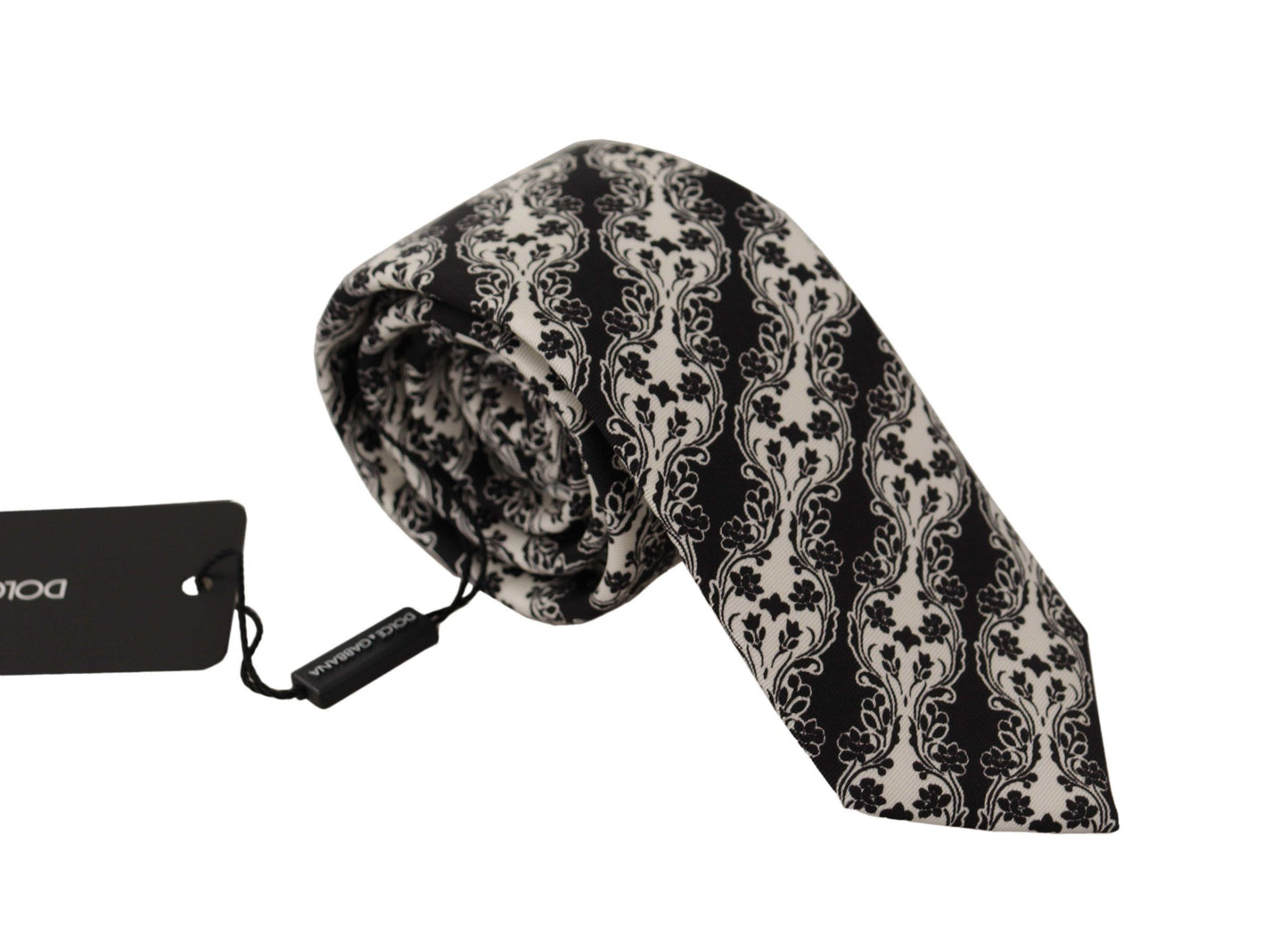 Elegante papillon in seta con stampa floreale