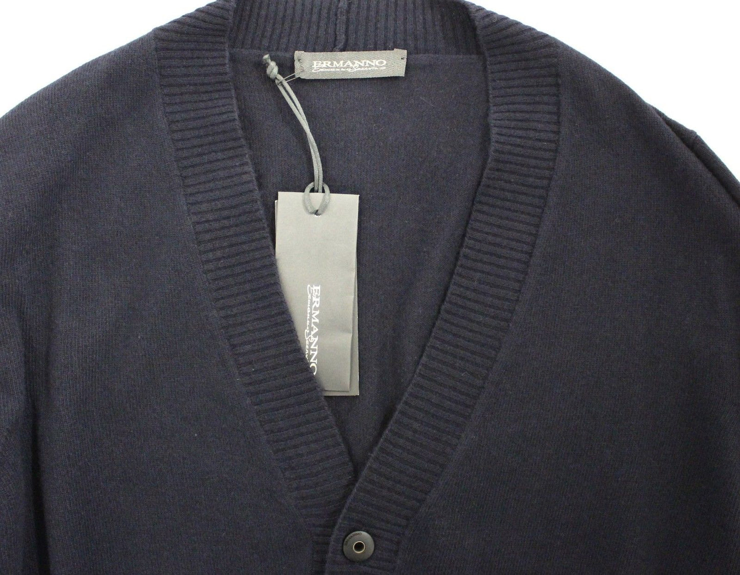 Schicker blauer Cardigan aus Wollmischung