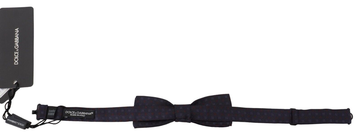Elegante papillon in seta con fantasia