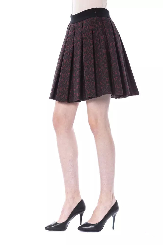 Gonna da donna in cotone marrone