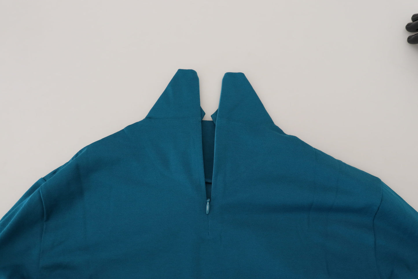 Elegante maglione pullover in cotone blu
