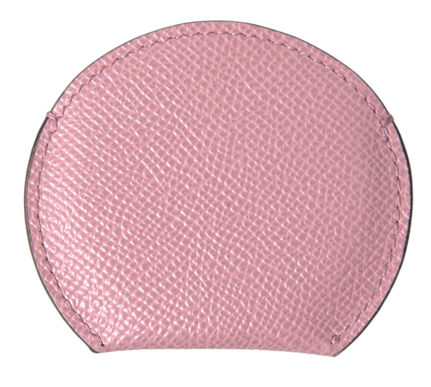 Elegante portaspecchietto in pelle rosa