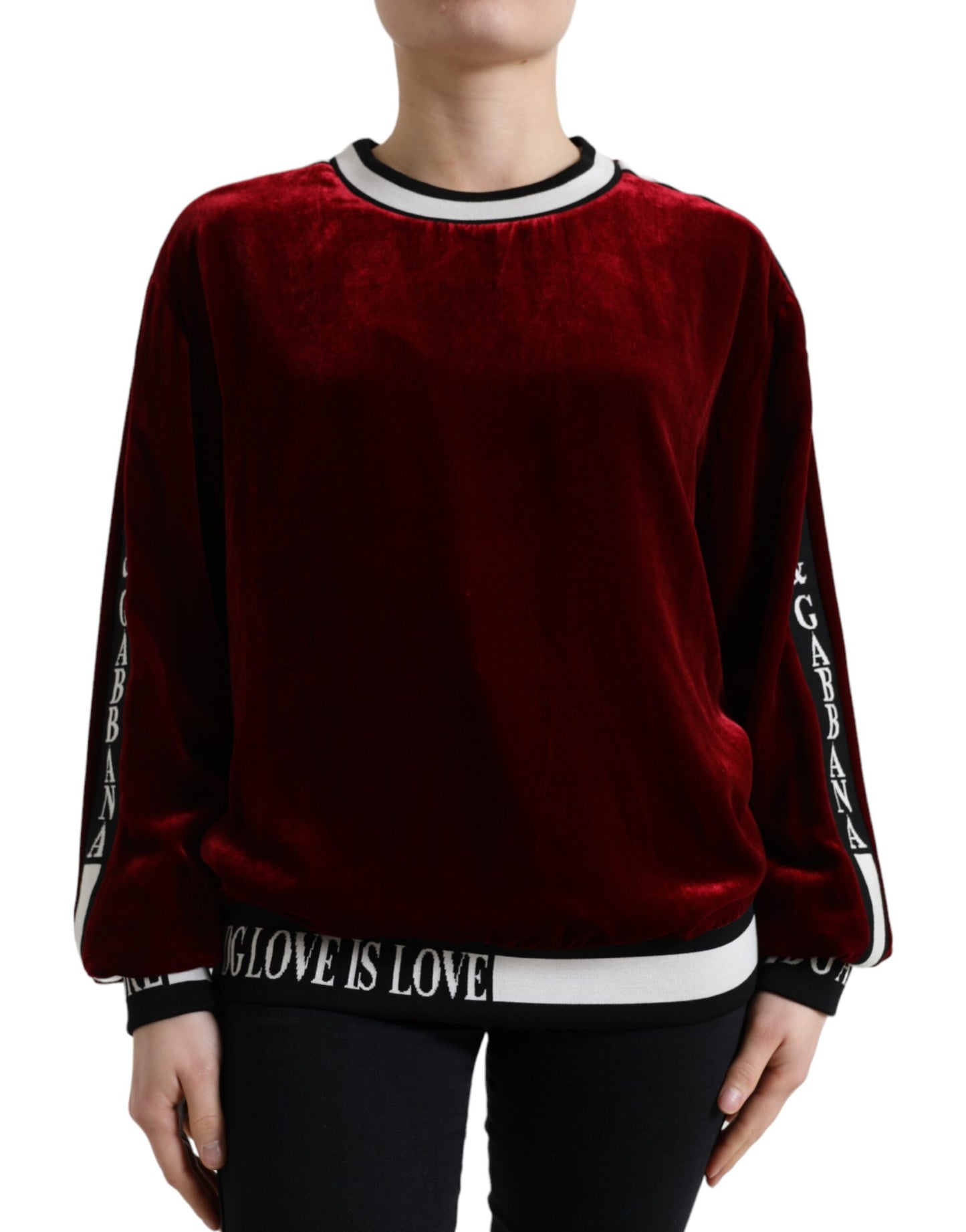 Eleganter Pullover aus Seidenmischung in Bordeaux