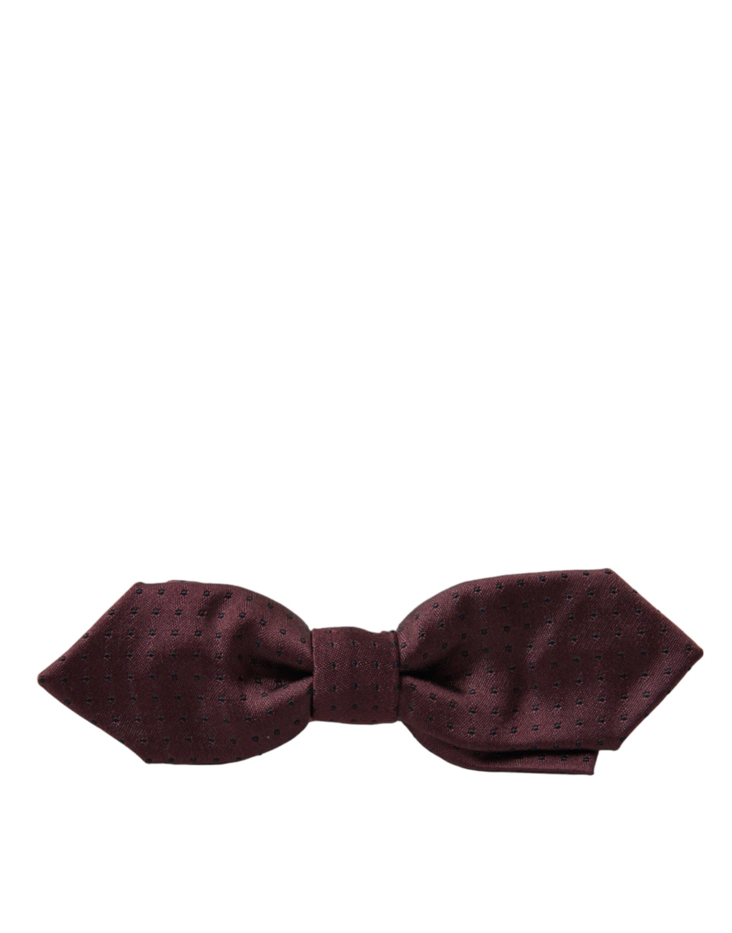 Elegante papillon in seta bordeaux