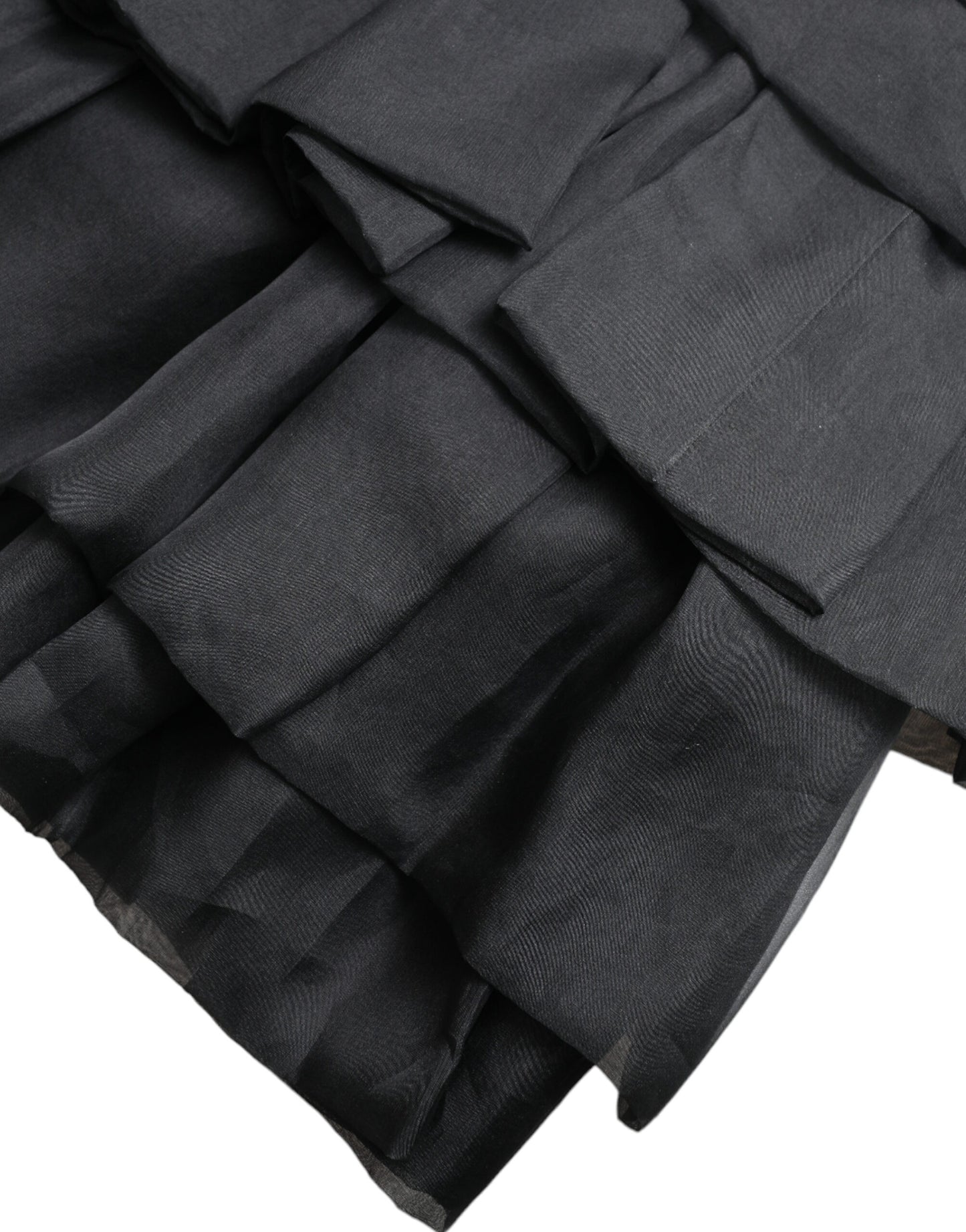 Eleganter gestufter A-Linien-Minirock