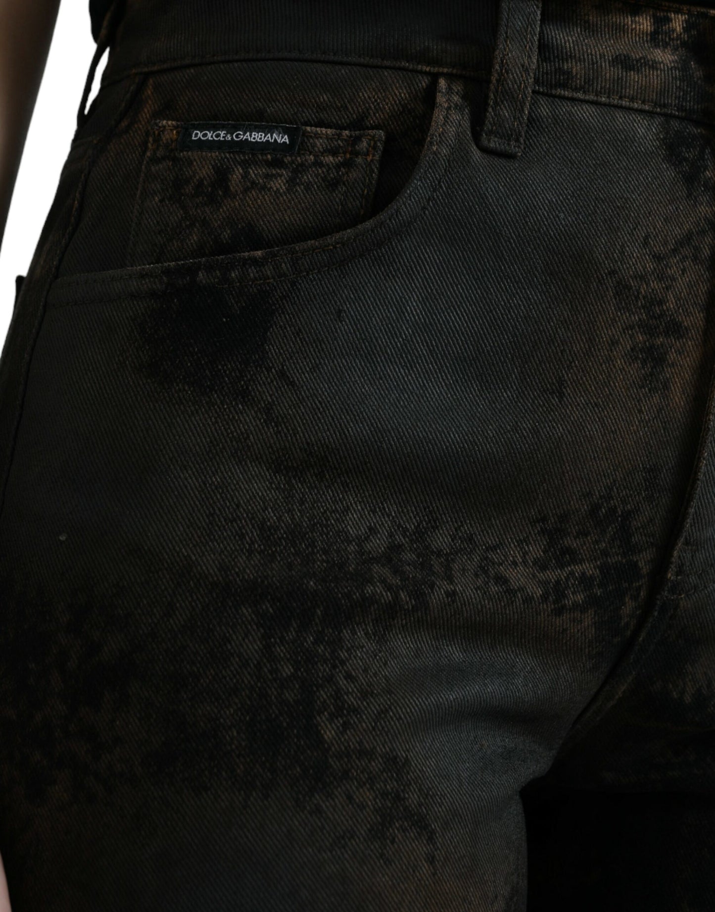 Schicke Boyfriend-Stretchjeans mit mittlerer Taille