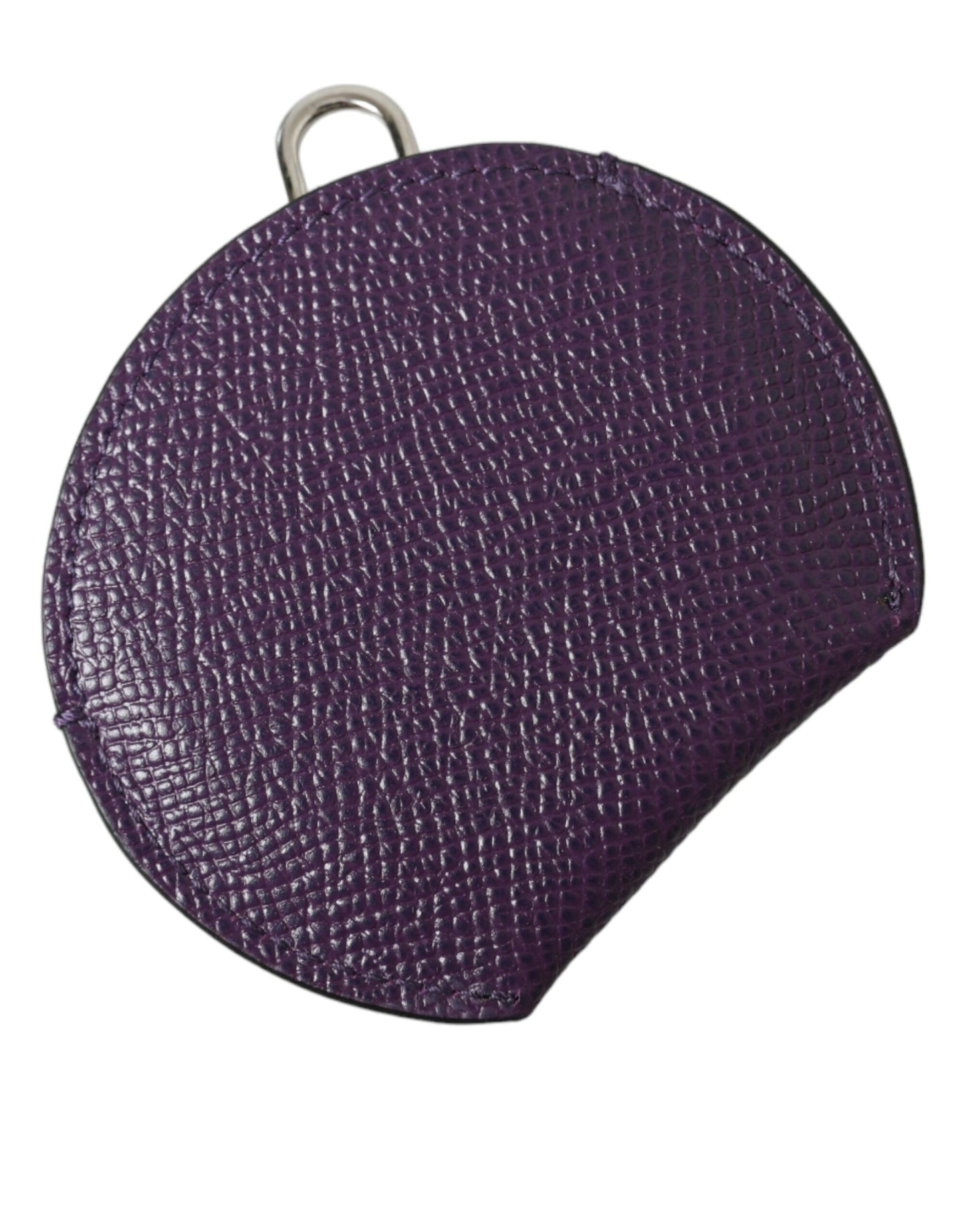 Elegante porta specchio in pelle viola
