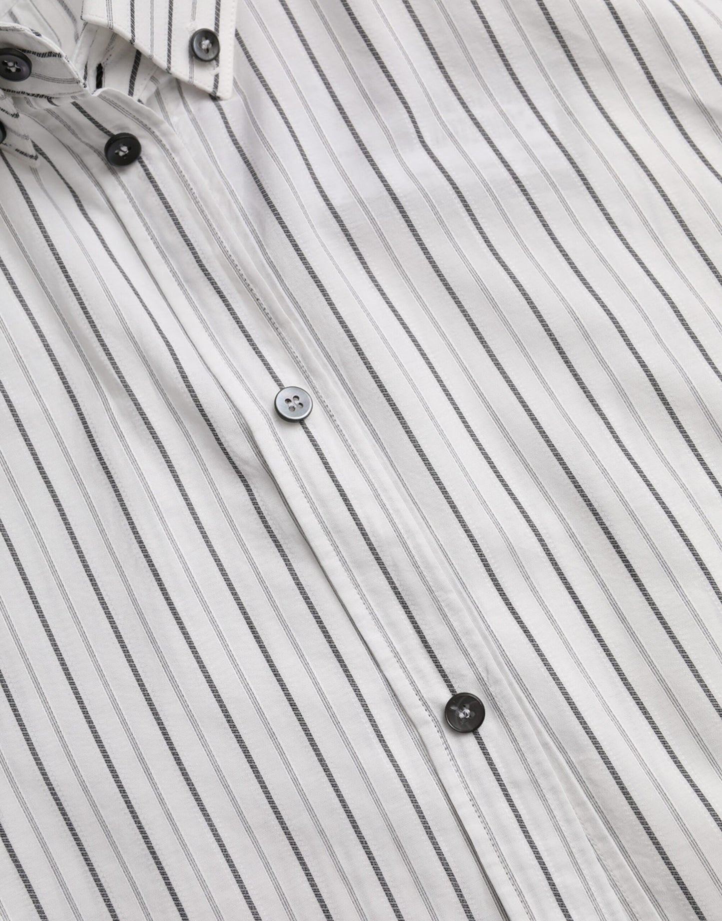 Camicia da abito formale a righe bianche e nere ORO