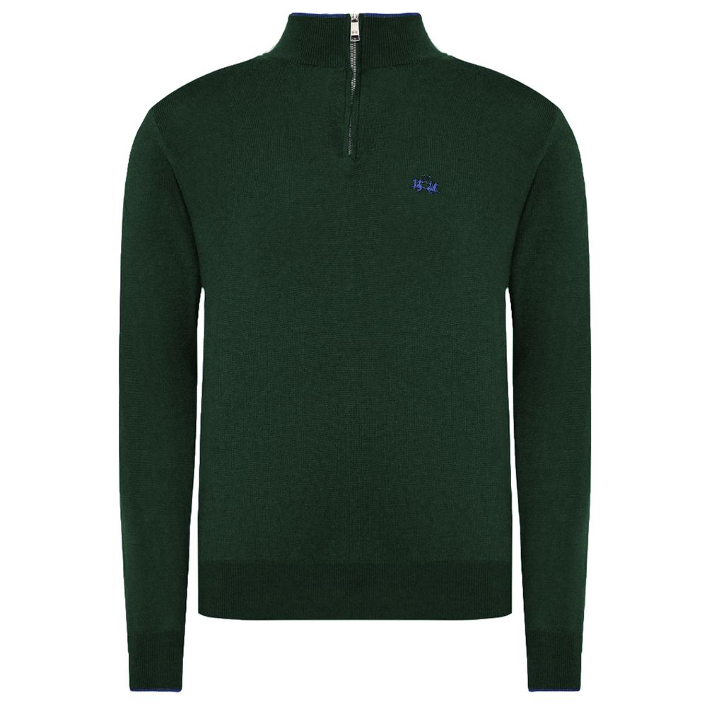 Maglione acrilico verde