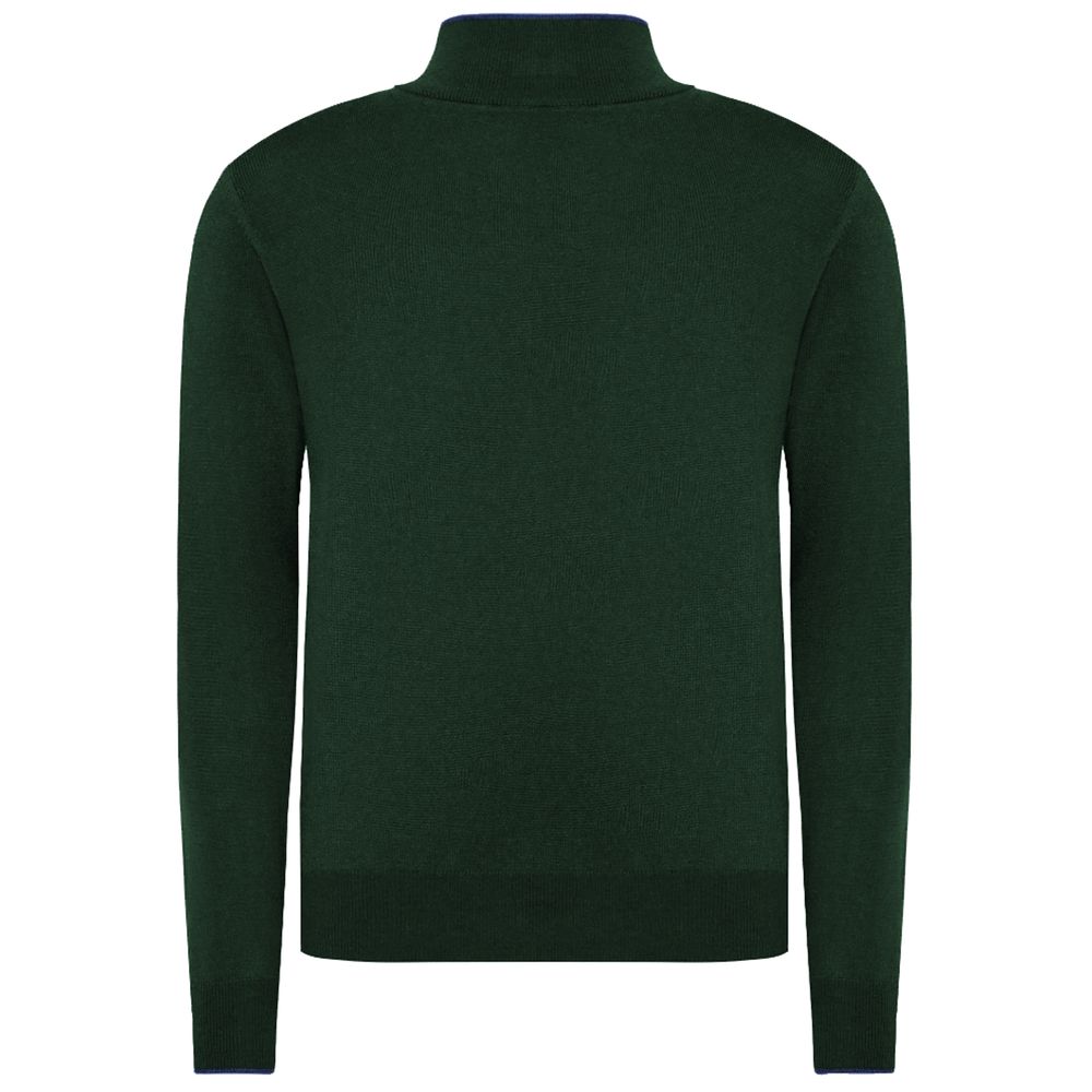 Maglione acrilico verde