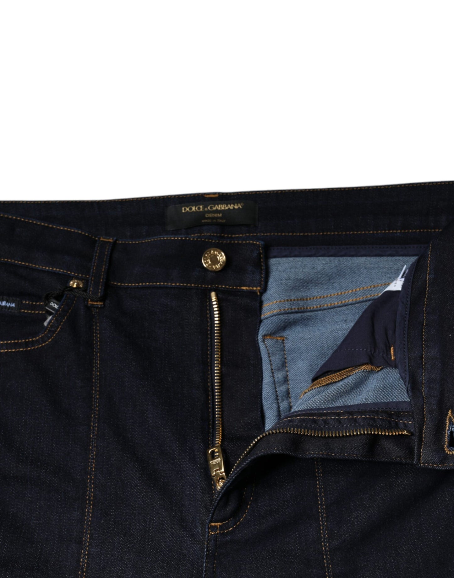 Schwarze Skinny-Jeans aus Baumwollmischung