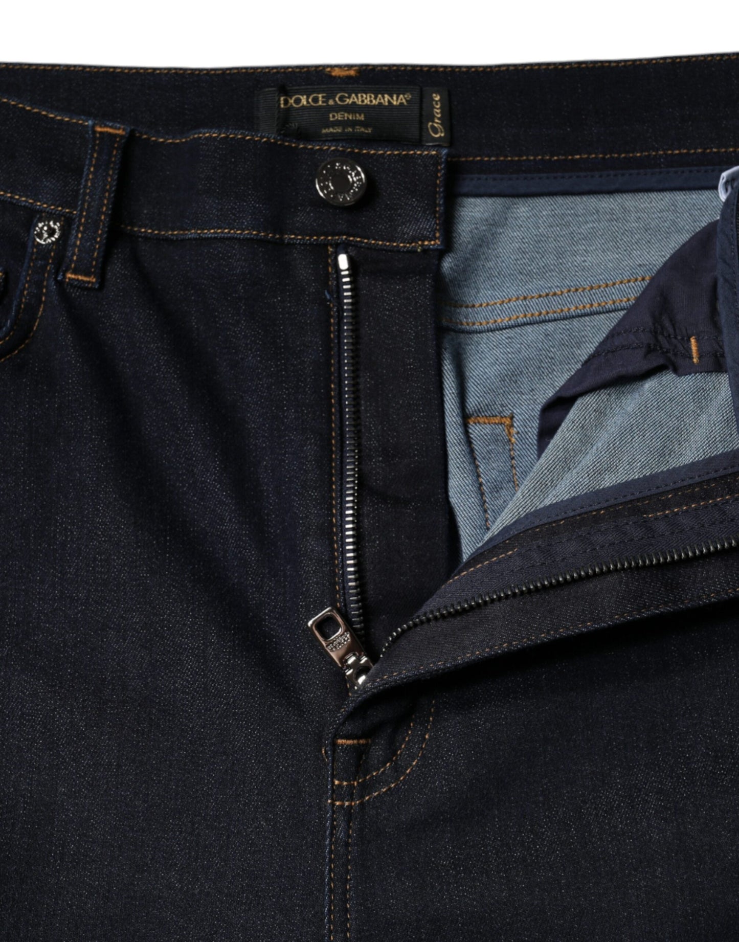 Schwarze GRACE Skinny Jeans mit hoher Taille