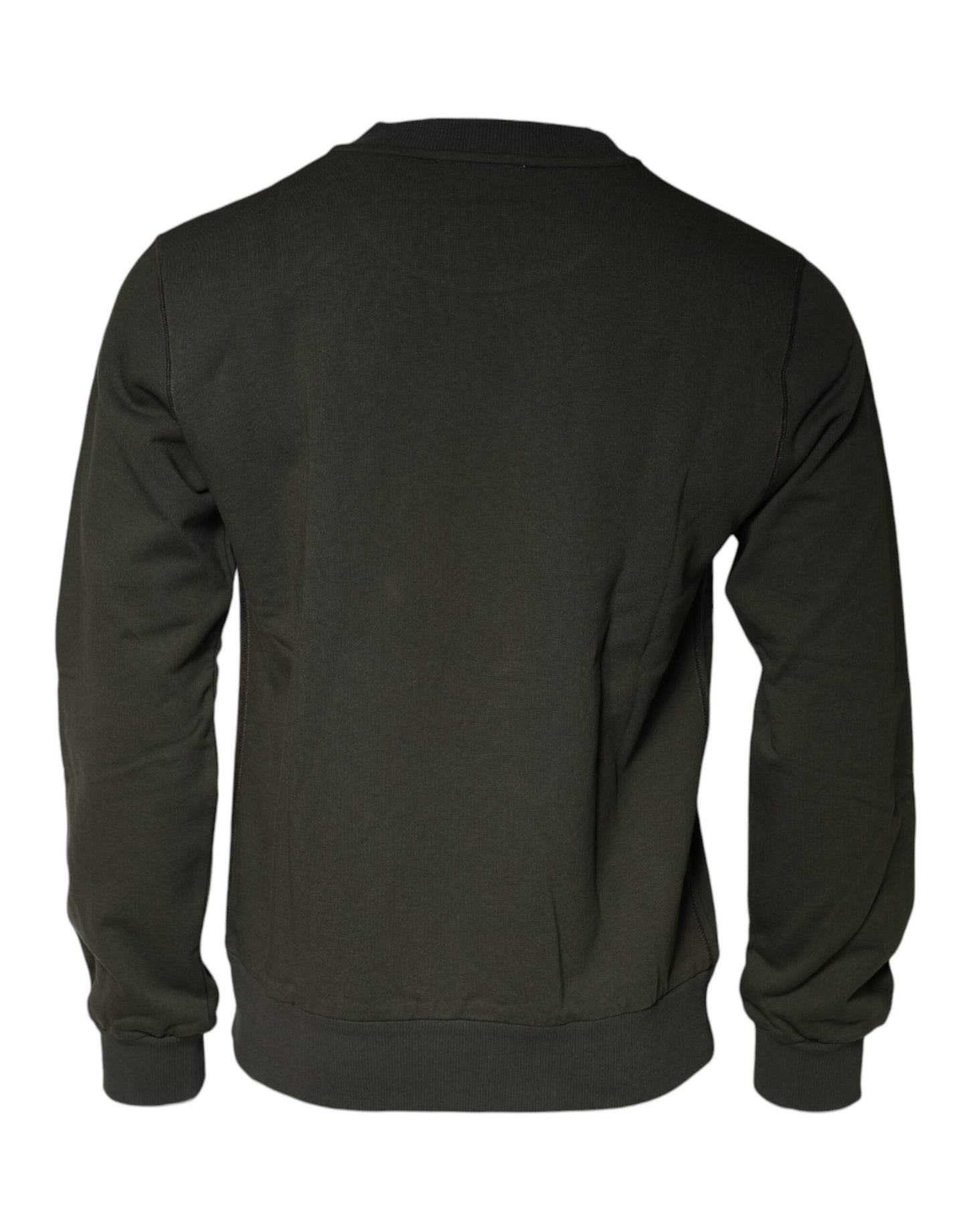 Army Green Crown Baumwoll-Sweatshirt