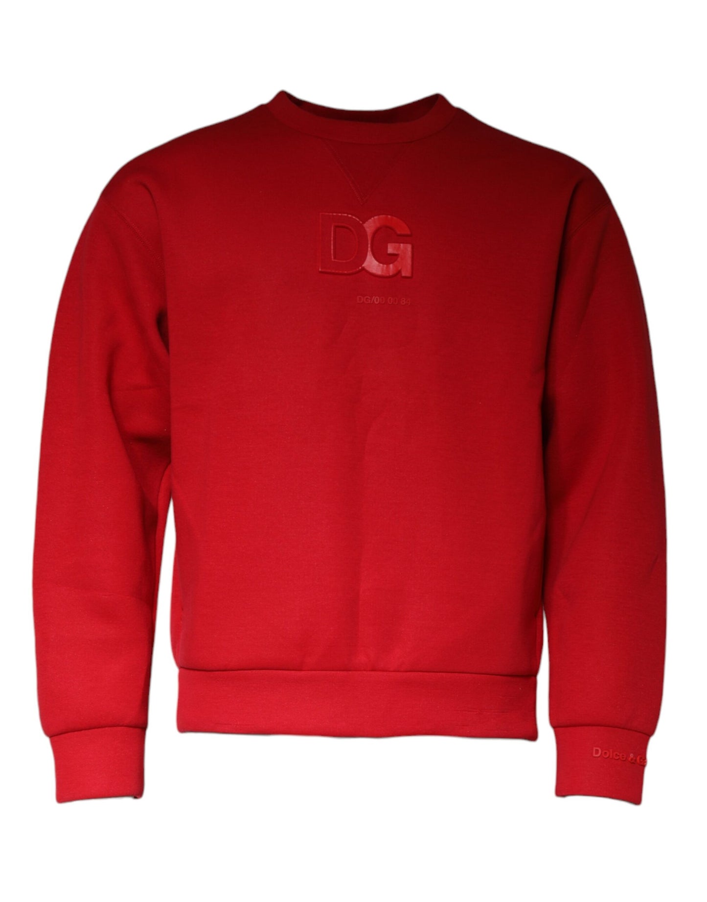 Kastanienbraunes Sweatshirt aus Baumwolle mit DG-Logo