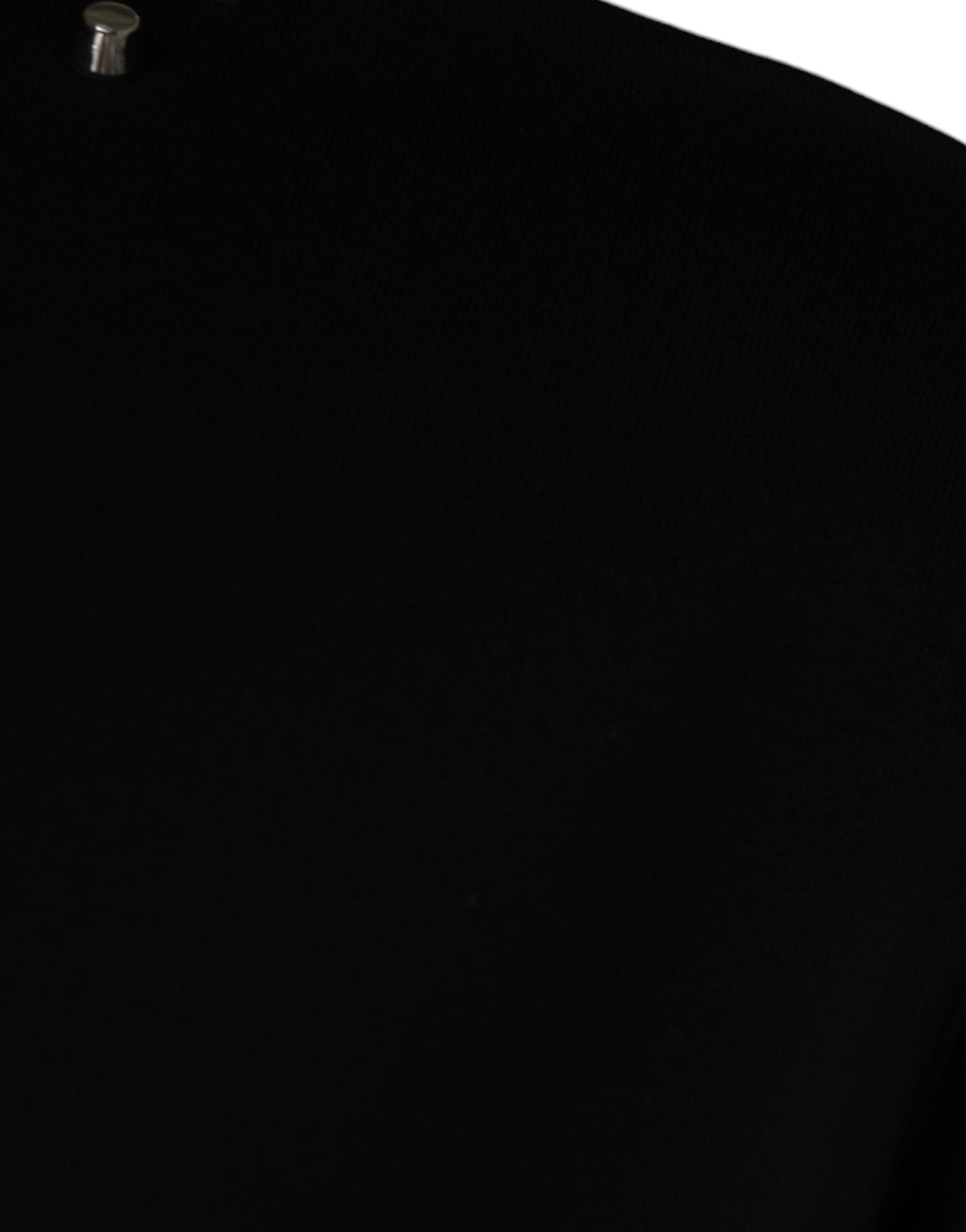 Schwarzes Sweatshirt mit Logo und Nieten