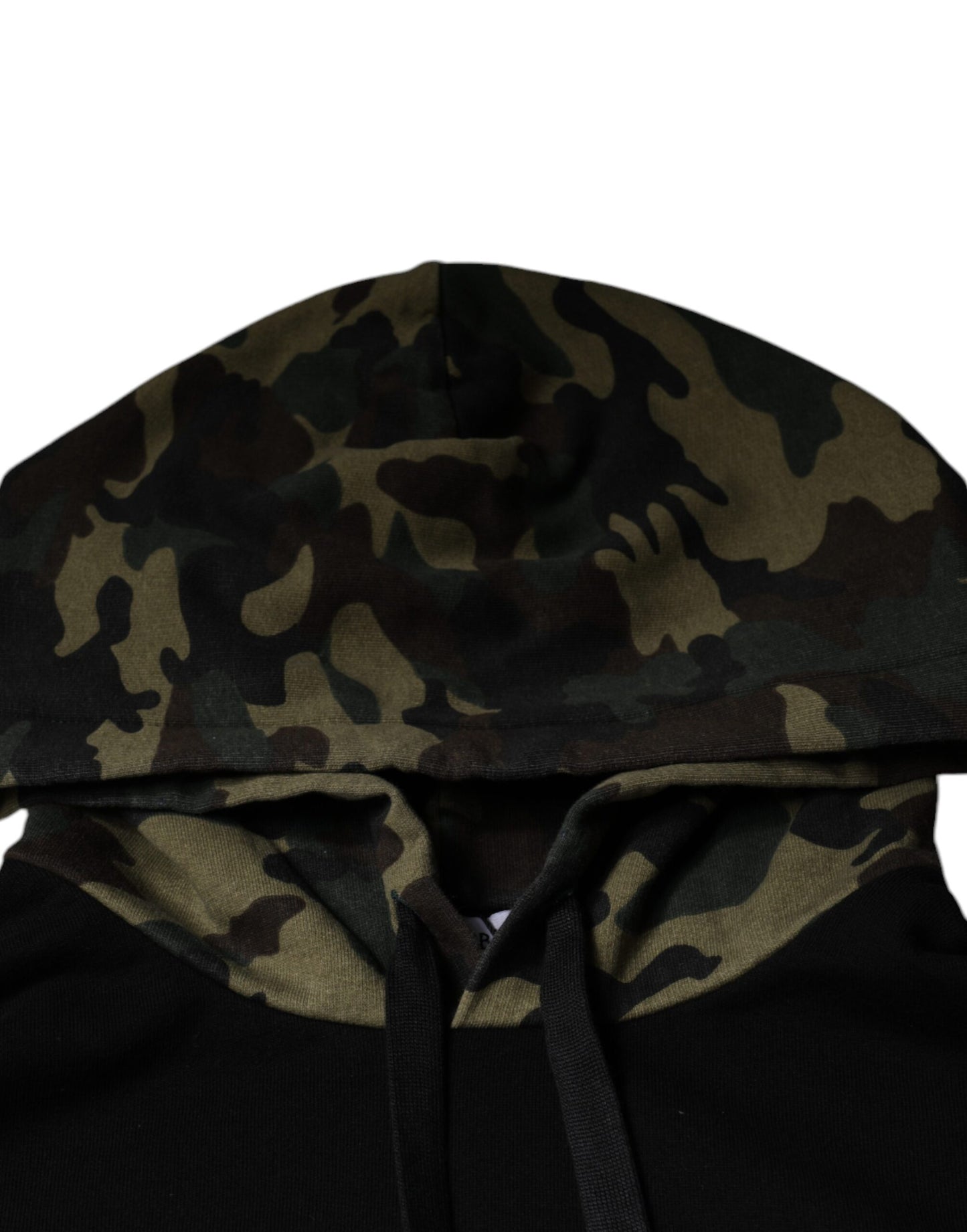 Schwarzer Camouflage Kapuzenpullover