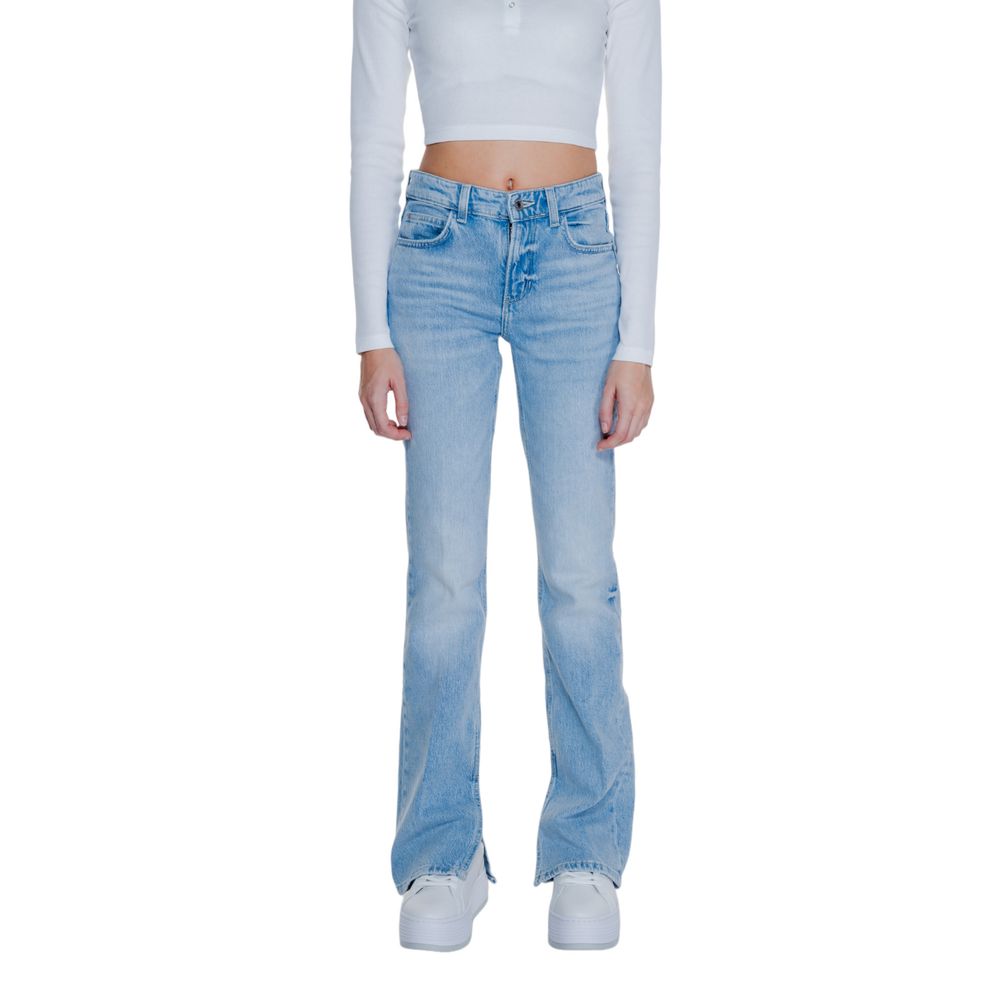 Jeans e pantaloni in cotone azzurro