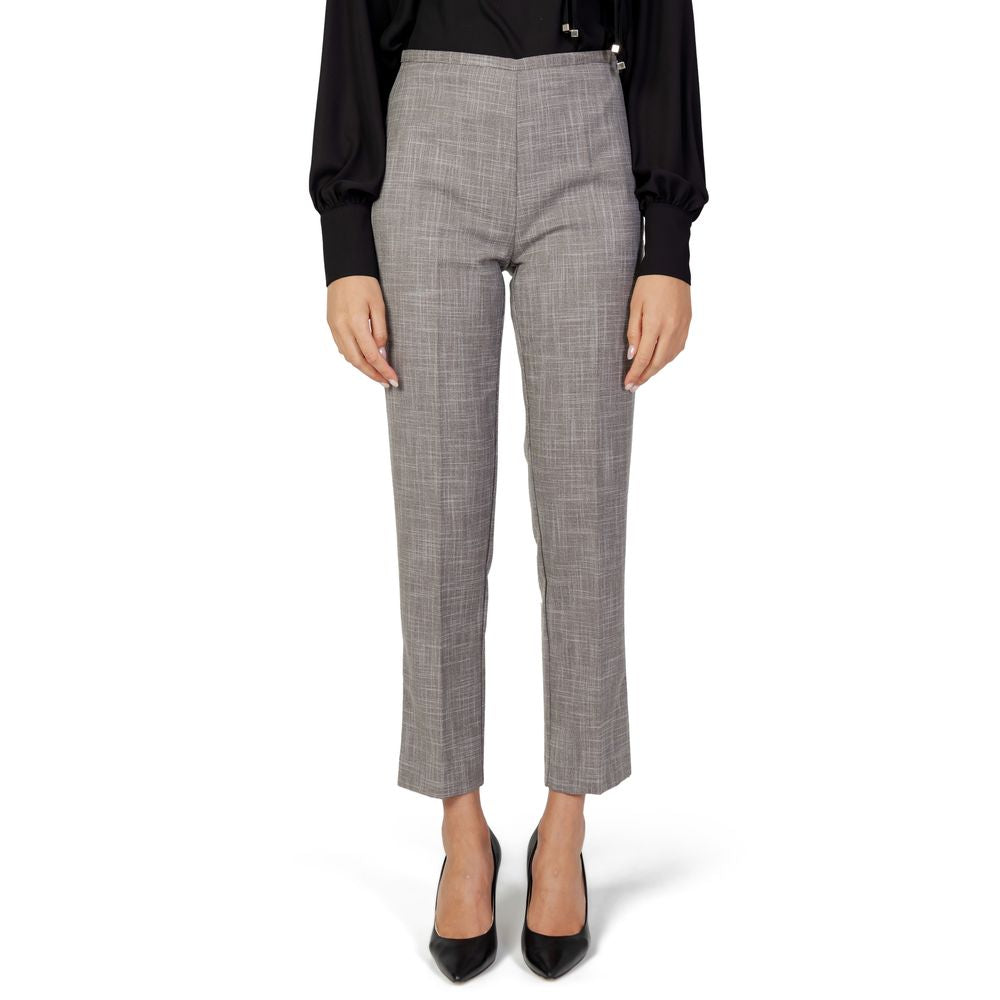 Jeans e pantaloni in poliestere grigio