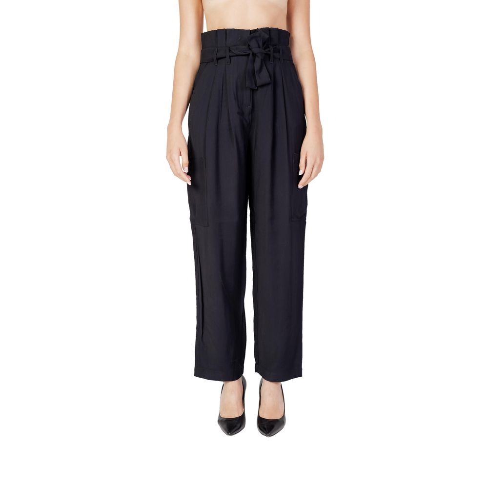Jeans e pantaloni in viscosa nera