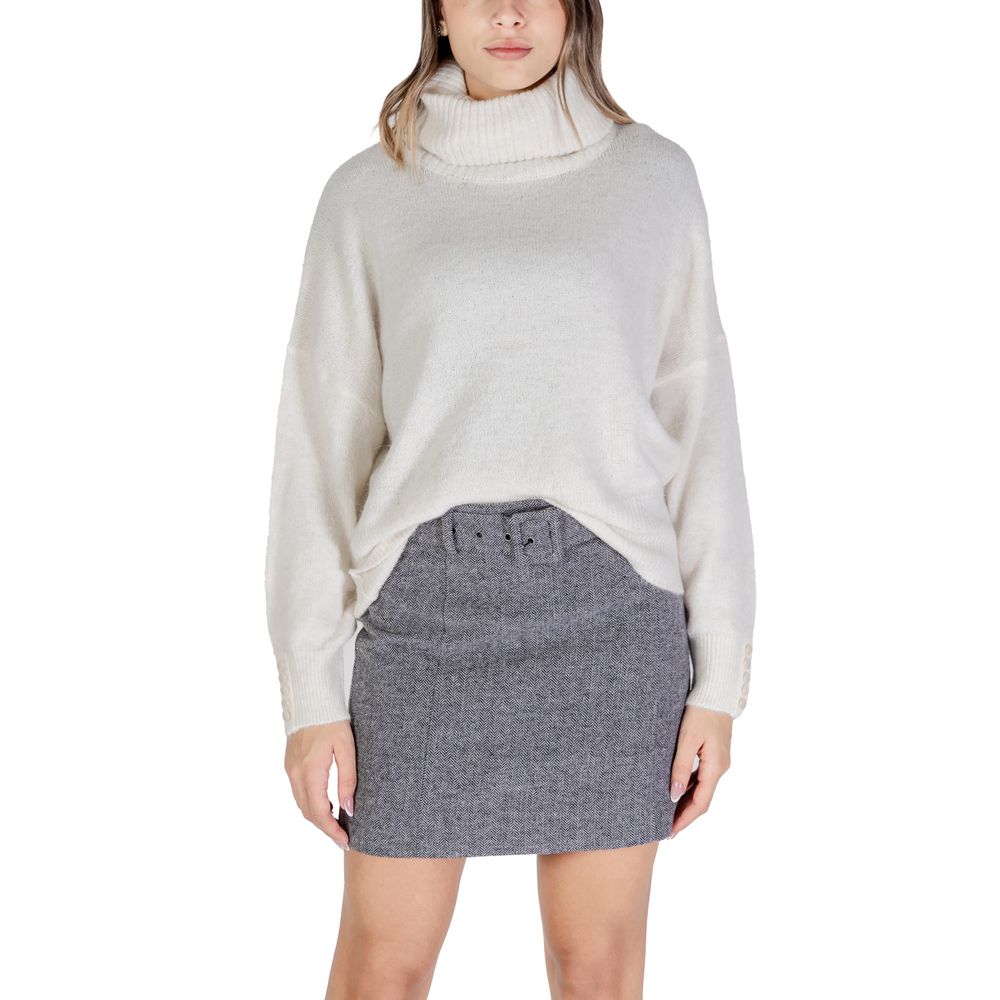 Maglione acrilico crema