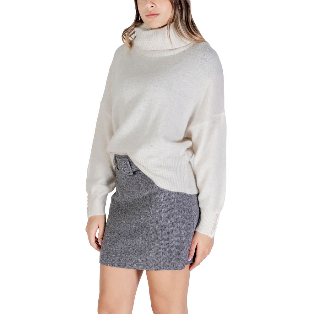 Maglione acrilico crema