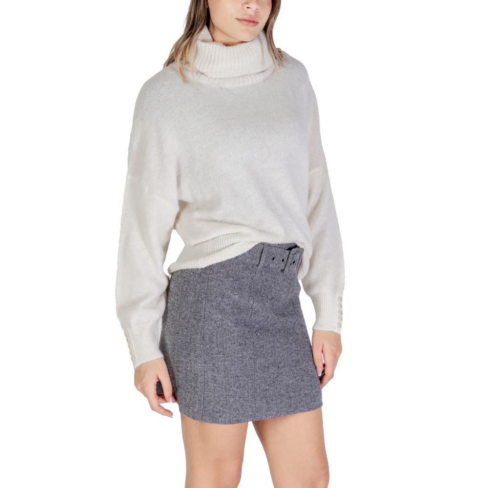 Maglione acrilico crema