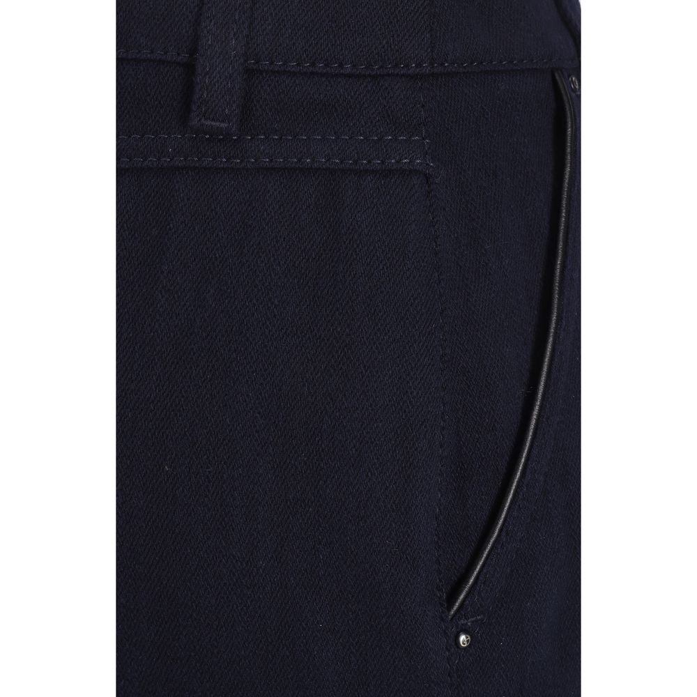 Gonna in cotone blu