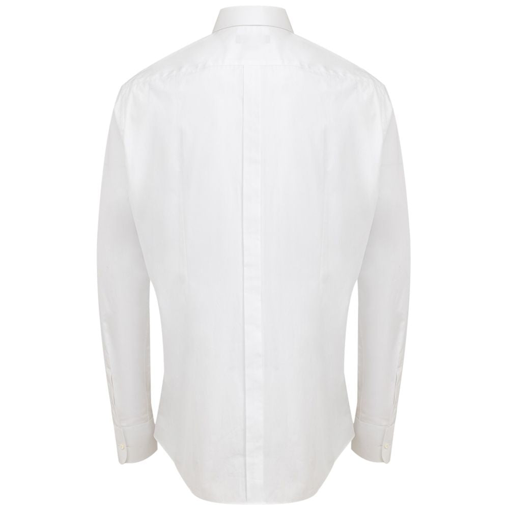 Camicia di cotone bianco