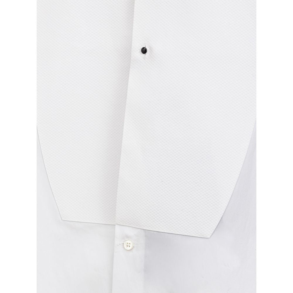 Camicia di cotone bianco