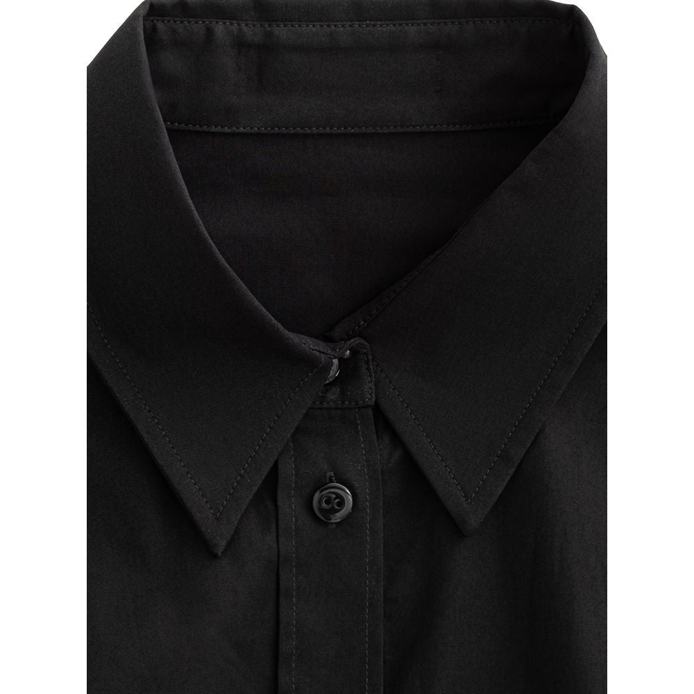Camicia in cotone nero