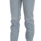 Costume National Light Blue Mid Waist Skinny Denim Jeans