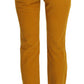 Costume National Orange High Waist Straight Trouser Pants