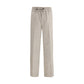 Brioni Gray Linen Casual Pants