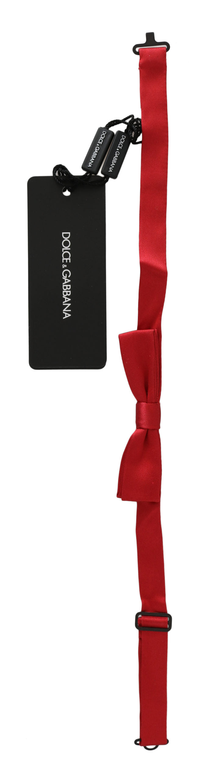 Elegante papillon in seta rossa
