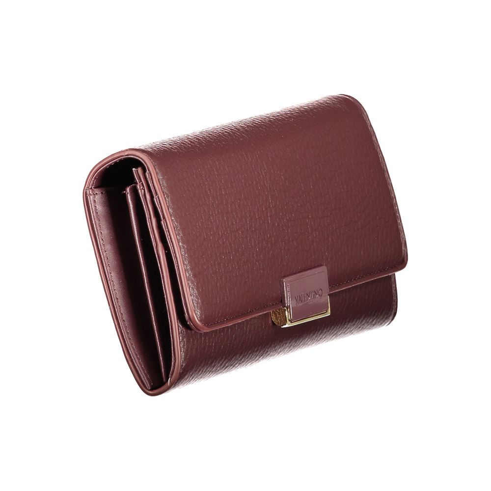 Mario Valentino Rosso Polyurethane Women Wallet