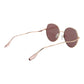 Trussardi Gold Metal Sunglasses
