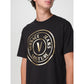 Versace Jeans Black Cotton T-Shirt