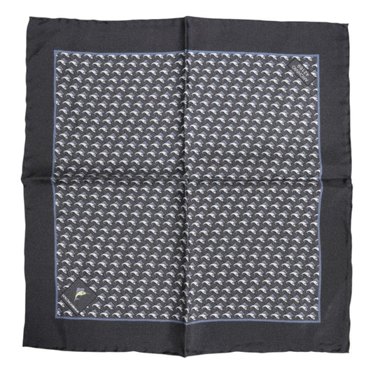 Dolce & Gabbana Black Silk Scarf